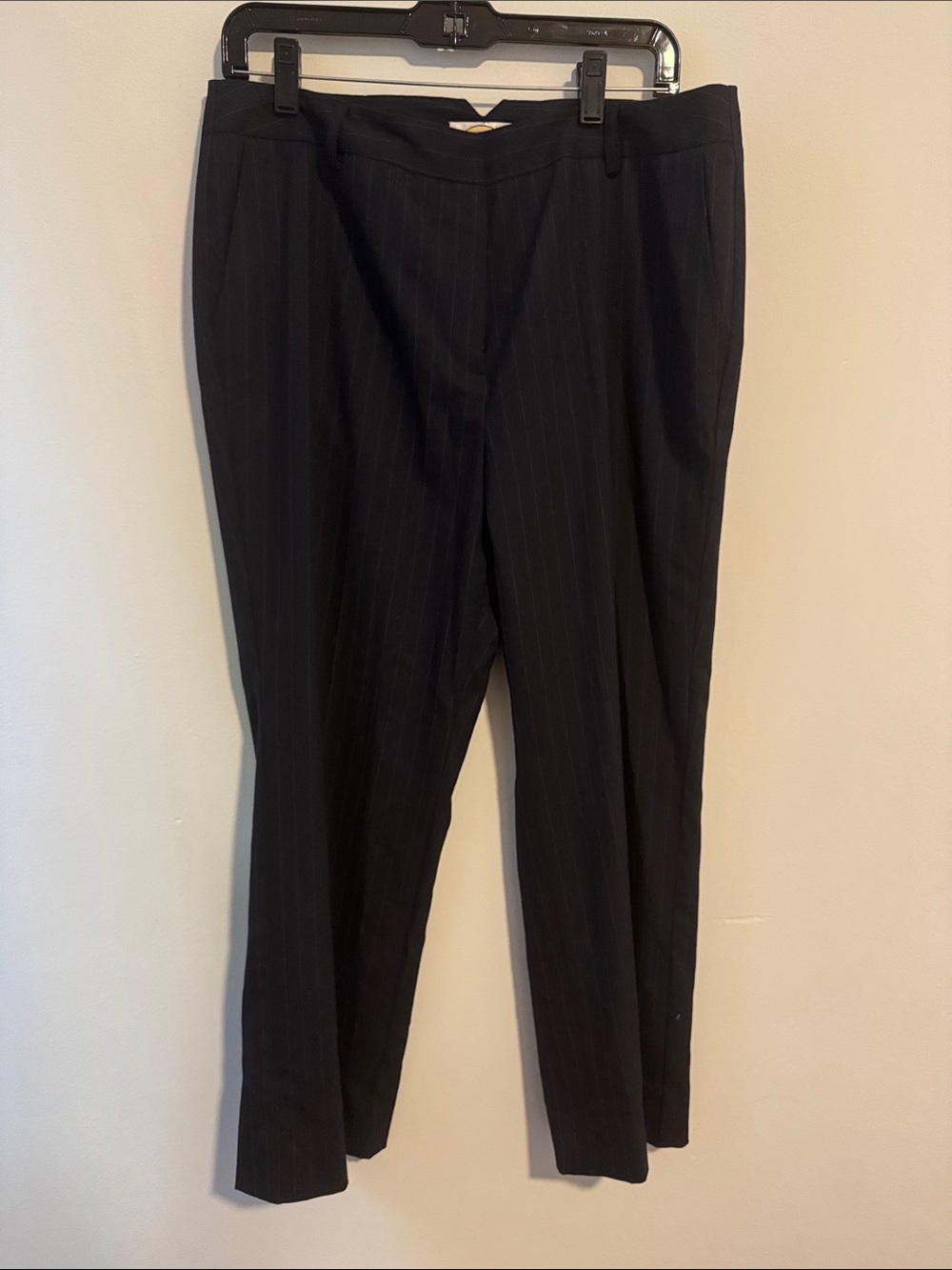 Talbots Women’s Navy Pinstripe Dress Pants